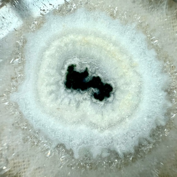 Chan Luu 24k Geode Pendant Brown Leather Necklace - Picture 9 of 9